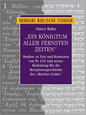 cover image of "Ein Königtum aller fernsten Zeiten"